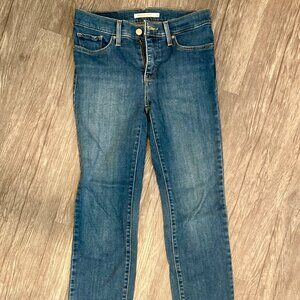 2 Pairs Size 2/26: Levi's 314 Shaping Straight Leg and Mossimo Boyfriend Jeans